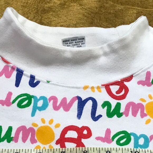 VINTAGE 90s KEN DONE UNISEX SWEATER SIZE M - Picture 7 of 15